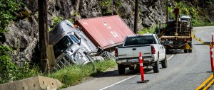 Semi-truck wreck reduces SR-78 to one-way traffic control near Niland Image