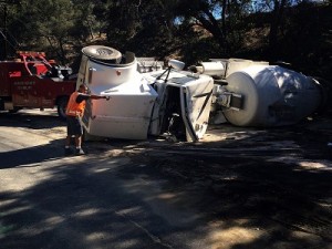 Authorities respond to crash involving semi on I-805 SB in Chula Vista Image
