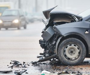 Two lanes blocked due to a traffic collision in SR-163 Image