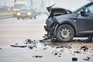 Lanes blocked at Silver Fox Road due to vehicle collision Image