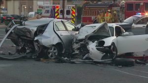 Crash blocks traffic on I-5 SB in Oceanside Image